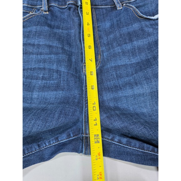American Eagle Women Jeans 16 Short Super Hi-Rise Flare Stretch Great Whiskering - Picture 5 of 11